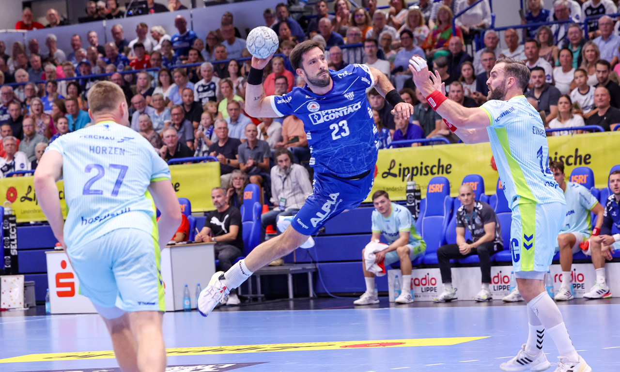 gutscheinbox Foto eines TBV Lemgo Spielers