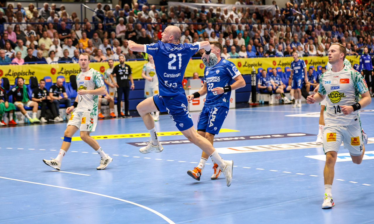 gutscheinbox Foto eines TBV Lemgo Spielers