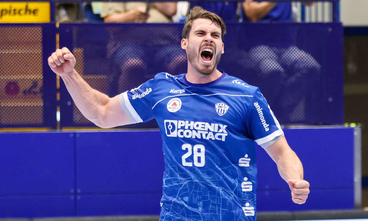 gutscheinbox Foto eines TBV Lemgo Spielers