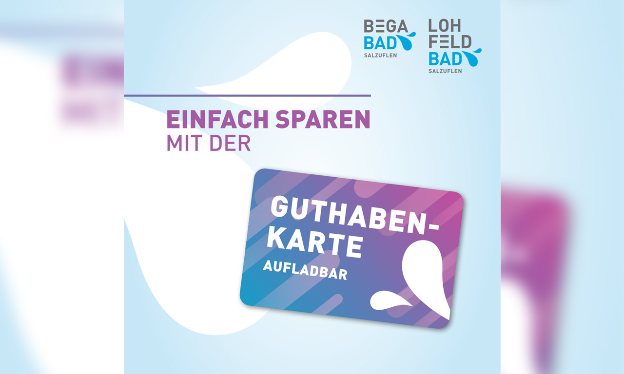 Gutscheinkarte - Lohfeld Bad und Bega Bad