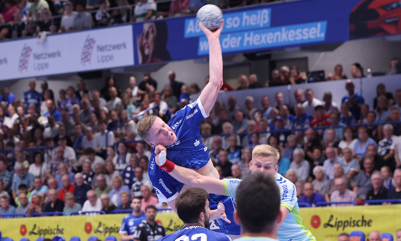 gutscheinbox Foto eines TBV Lemgo Spielers